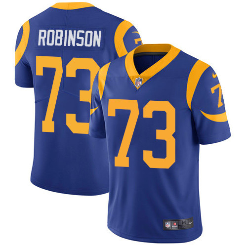 Los Angeles Rams 73 Greg Robinson Royal Blue Alternate Limited Jersey - Edition 1