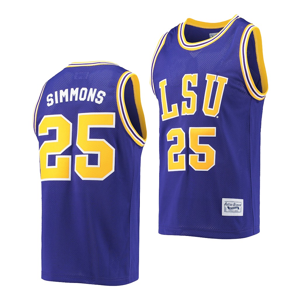 LSU Tigers Ben Simmons Purple Commemorative Classic Jersey