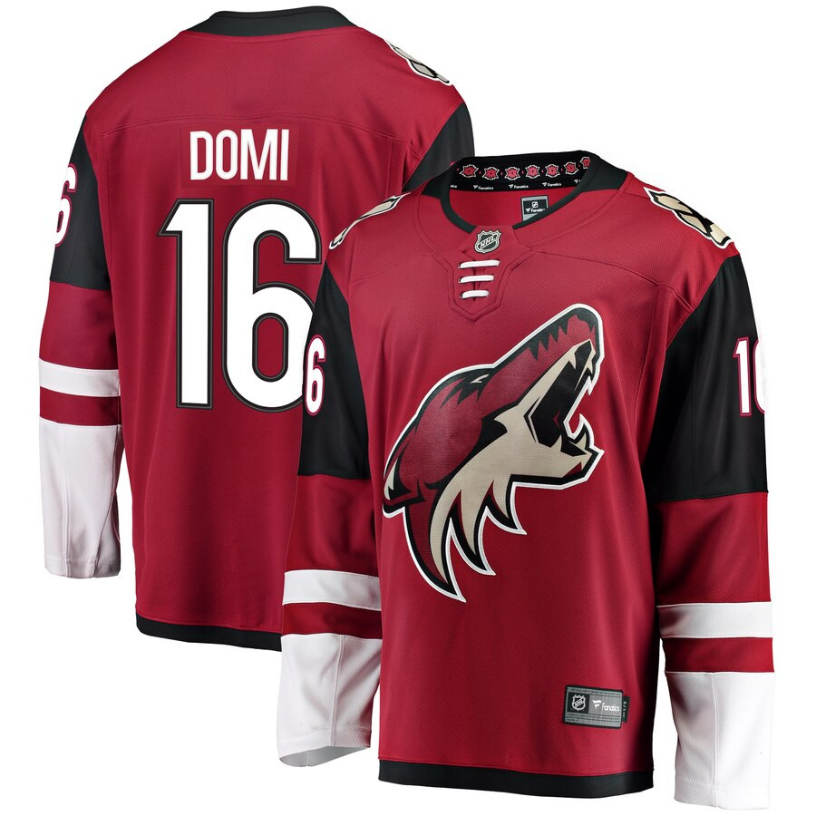 Max Domi #16 Arizona Coyotes Premier Breakaway Player Jersey - Maroon