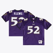 Men's Ray Lewis Purple Baltimore Ravens 1996 Throwback Jersey