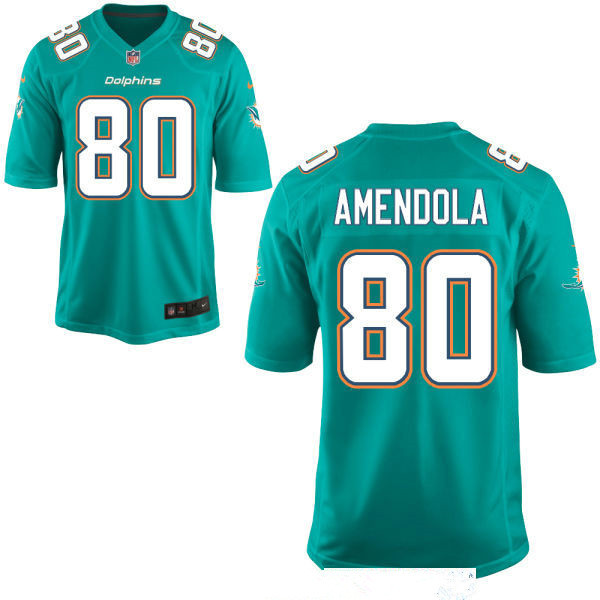 Miami Dolphins 80 Danny Amendola Green Limited Jersey - Edition 2