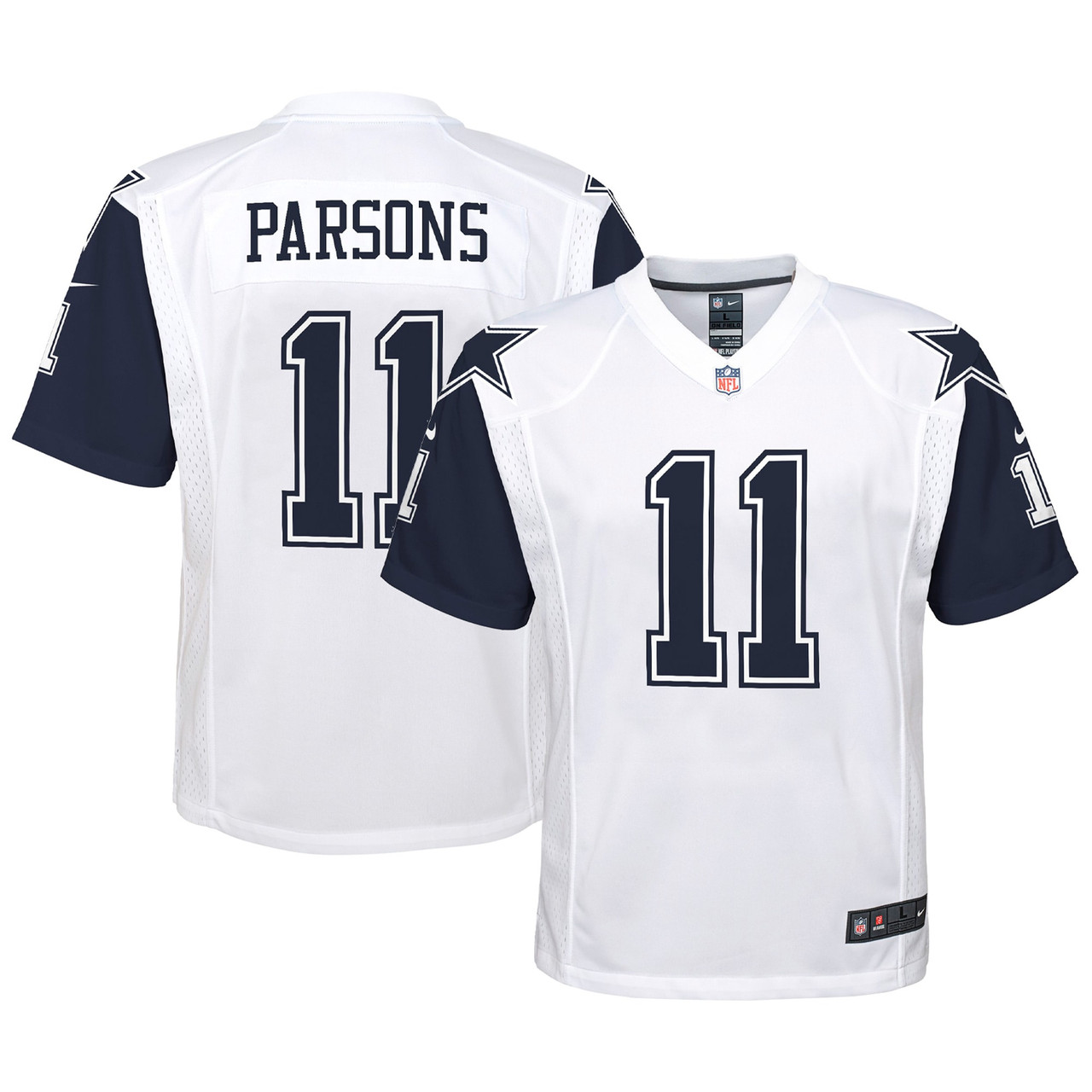 Micah Parsons Dallas Cowboys Youth Alternate Limited Jersey - White - Edition 1