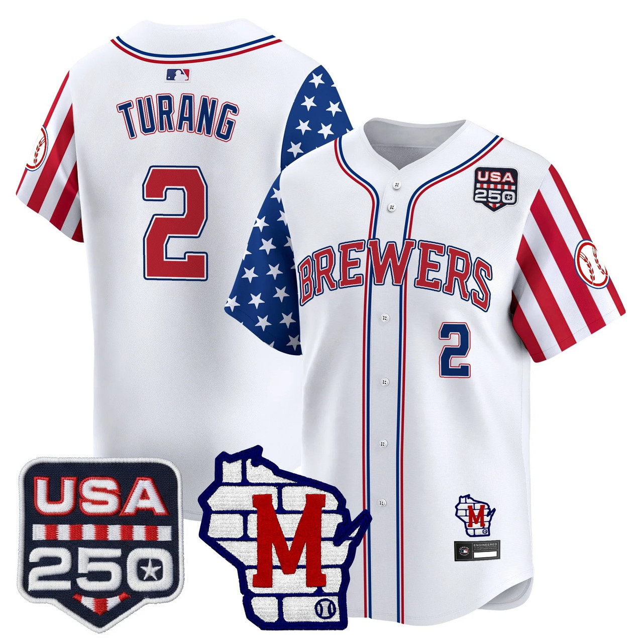 Milwaukee Brewers America250 Edition Vapor Premier Limited Jersey