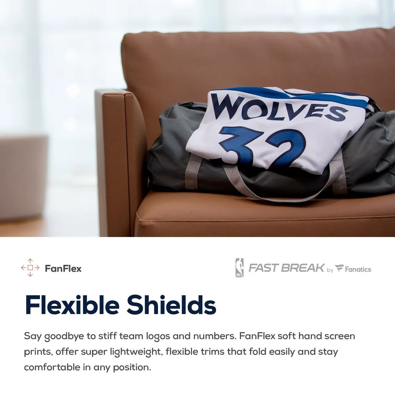 Minnesota Timberwolves #32 Association Edition Fast Break Swingman Custom Jersey - White - Orange