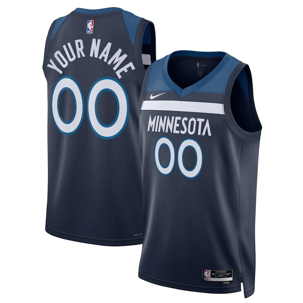 Minnesota Timberwolves Unisex Icon Custom Swingman Jersey