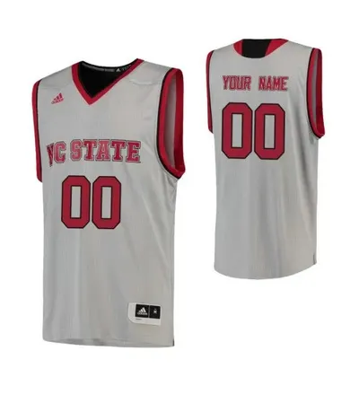 NC State Wolfpack Limited Custom Jersey - Gray