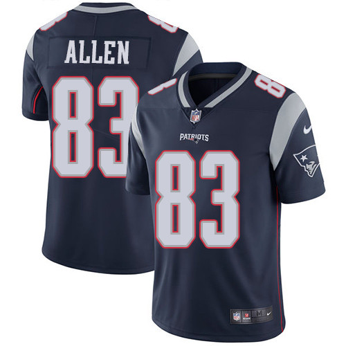 New England Patriots 83 Dwayne Allen Navy Blue Limited Jersey - Edition 3