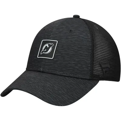 New Jersey Devils Pro Adjustable Trucker Hat Jersey - Black