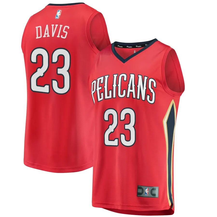 New Orleans Pelicans Anthony Davis Red Swingman Jersey - Statement Edition