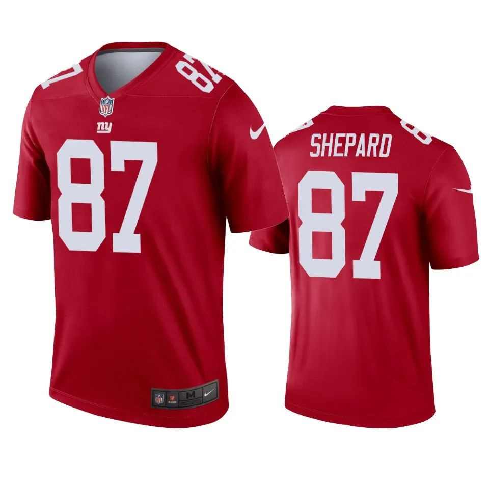 New York Giants Sterling Shepard Red Inverted Limited Football Jersey