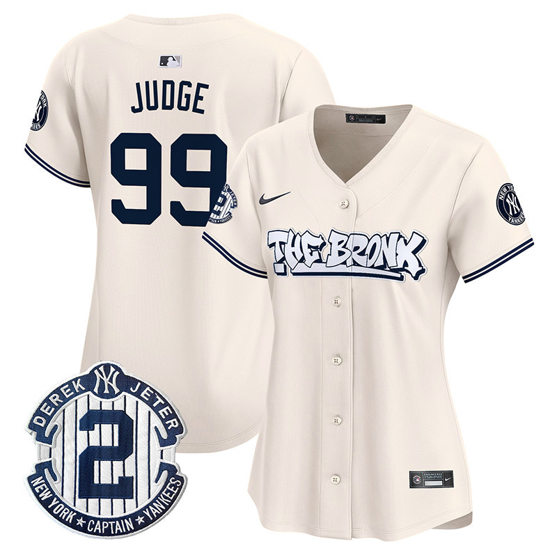 New York Yankees The Bronx Graffiti All Stitched #2 Stadium Jersey - Men / Women / Youth