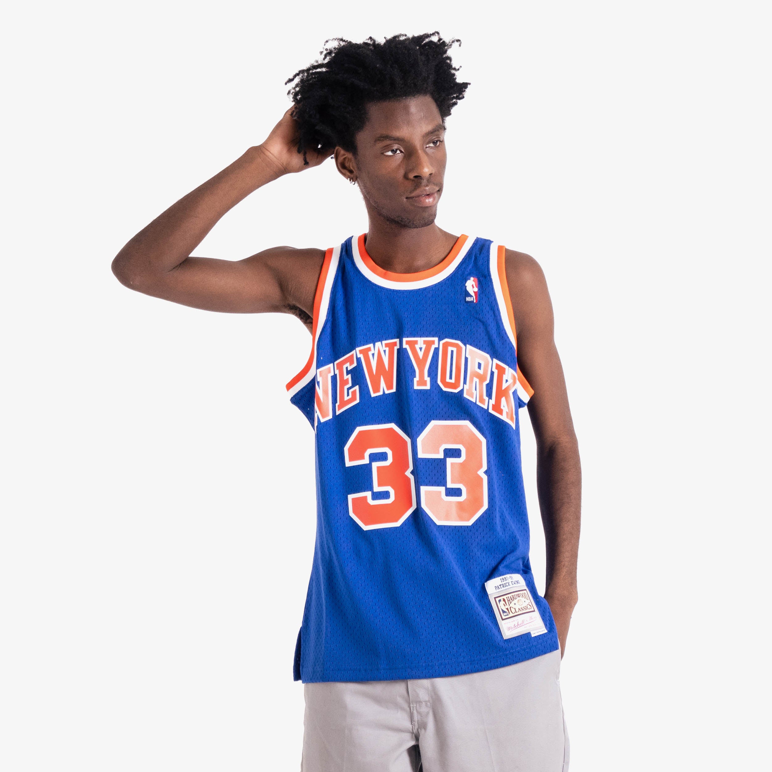 Patrick Ewing New York Knicks HWC Throwback Jersey