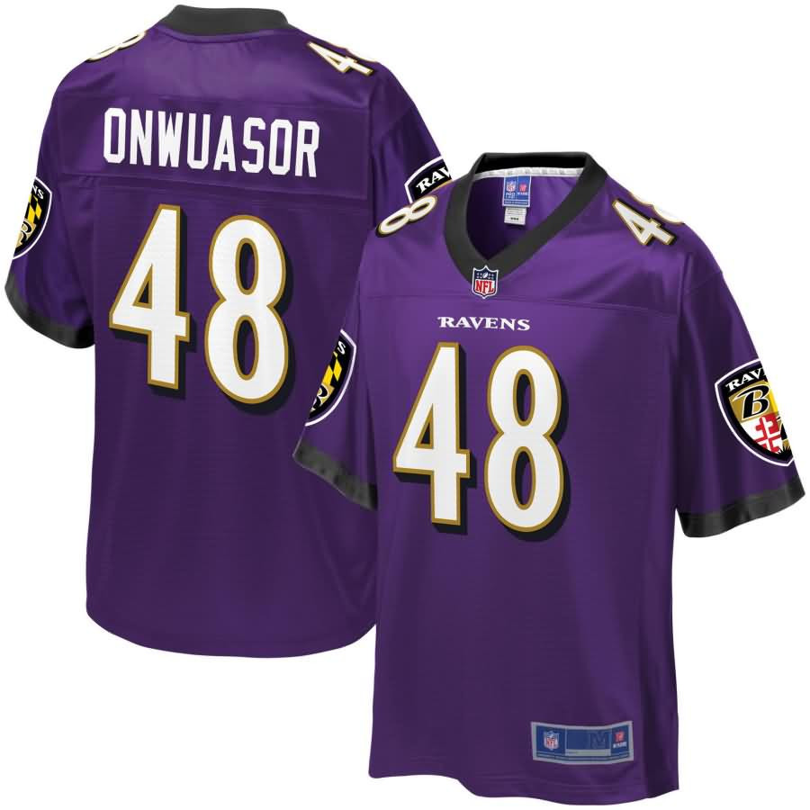 Patrick Onwuasor Baltimore Ravens Purple Limited Football Jersey
