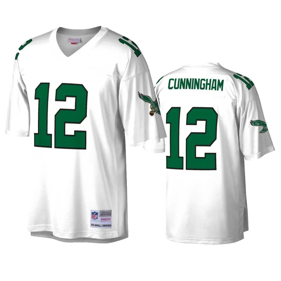 Philadelphia Eagles Randall Cunningham White Legacy Limited Football Jersey