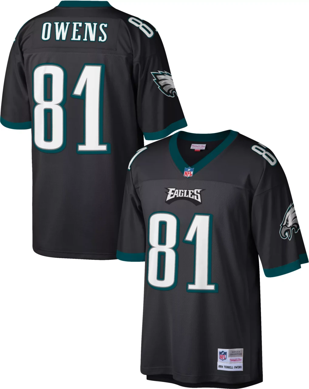 Philadelphia Eagles Terrell Owens 81 2004 Throwback Limited Jersey
