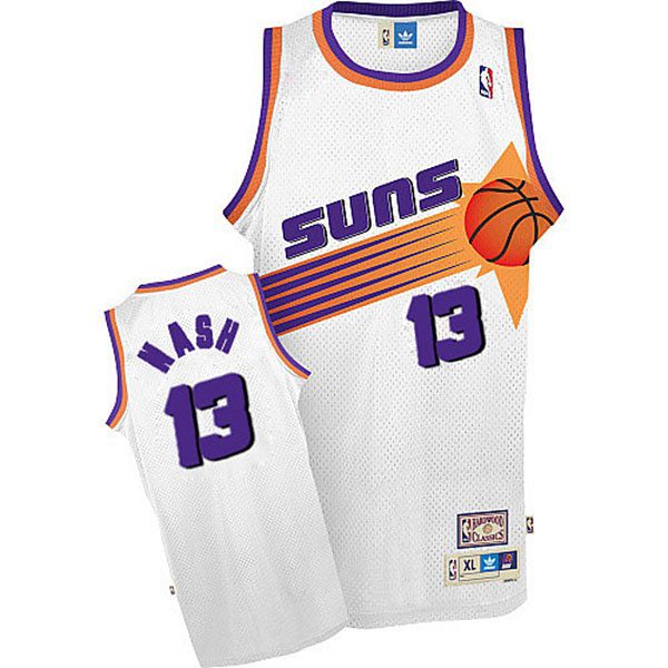 Phoenix Suns #13 Steve Nash Retro White Soul Jersey