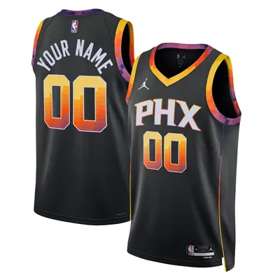 Phoenix Suns Anthracite Custom Swingman Jersey - Statement Edition