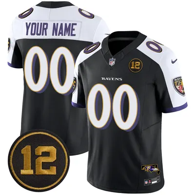 Ravens Jacoby Jones Patch Custom Limited Jersey