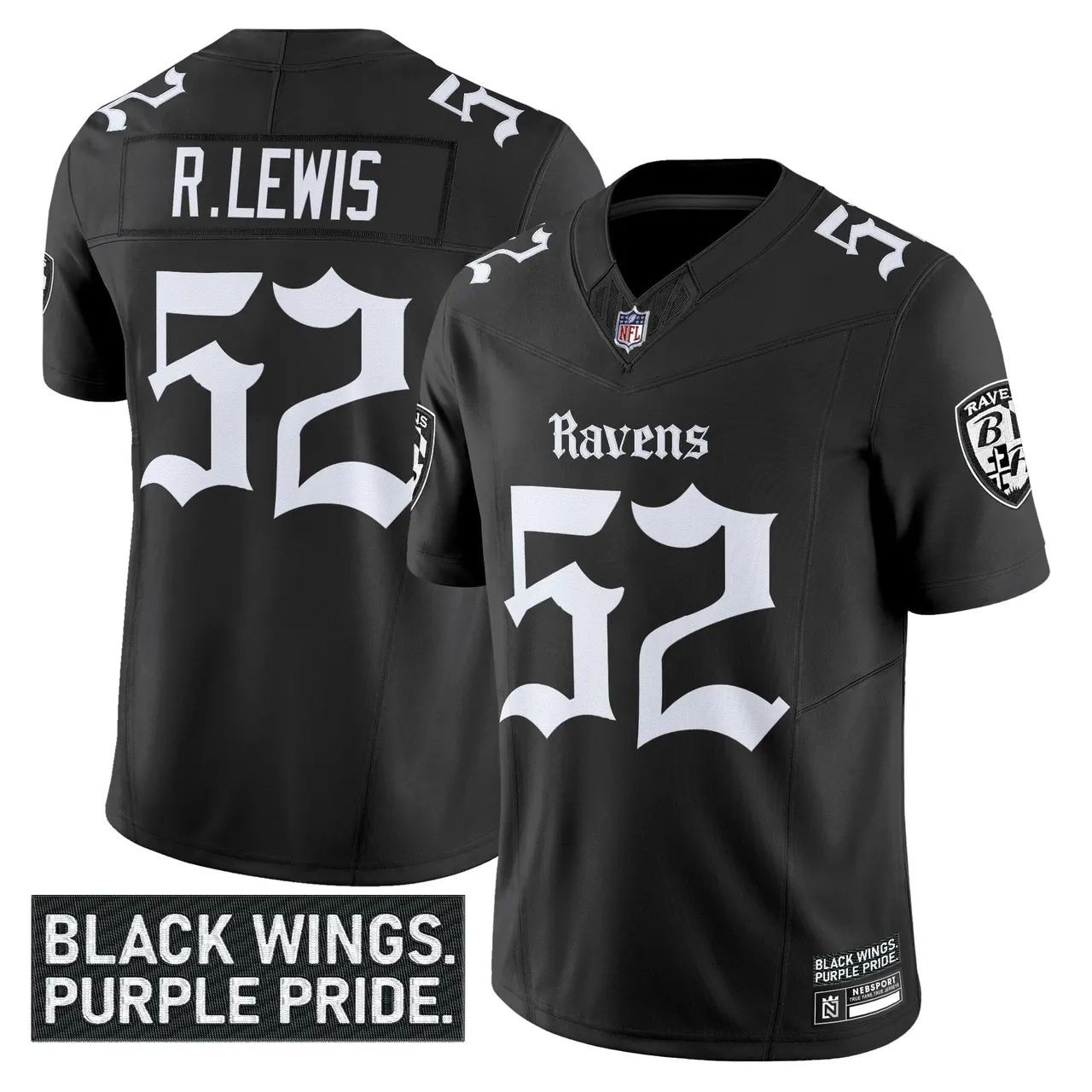Ray Lewis Baltimore Ravens Limited Jersey - Black