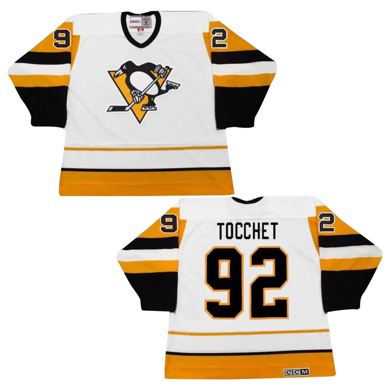 Rick Tocchet #92 Pittsburgh Penguins Premier Breakaway Jersey