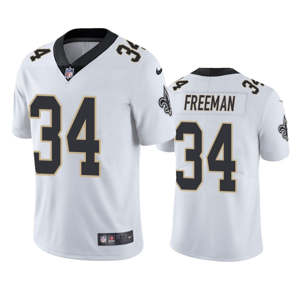 Saints Devonta Freeman White Limited Jersey