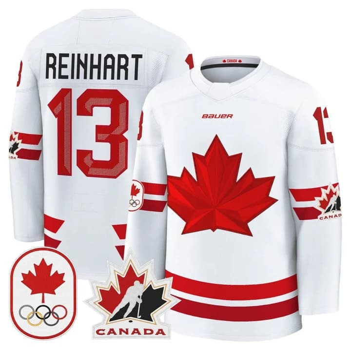 Sam Reinhart Canada 2026 Olympic Limited Jersey - White