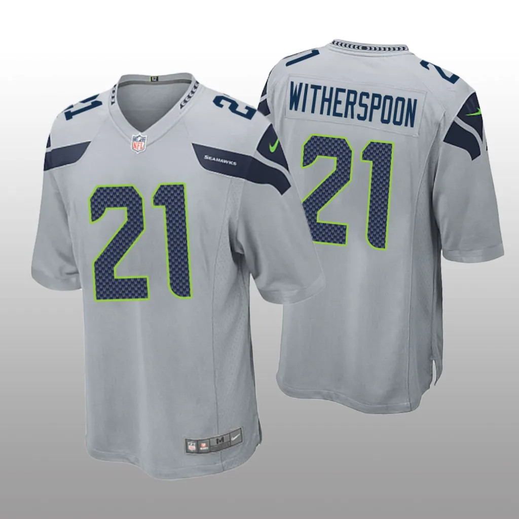 Seattle Seahawks Gray Draft Devon Witherspoon Limited Jersey