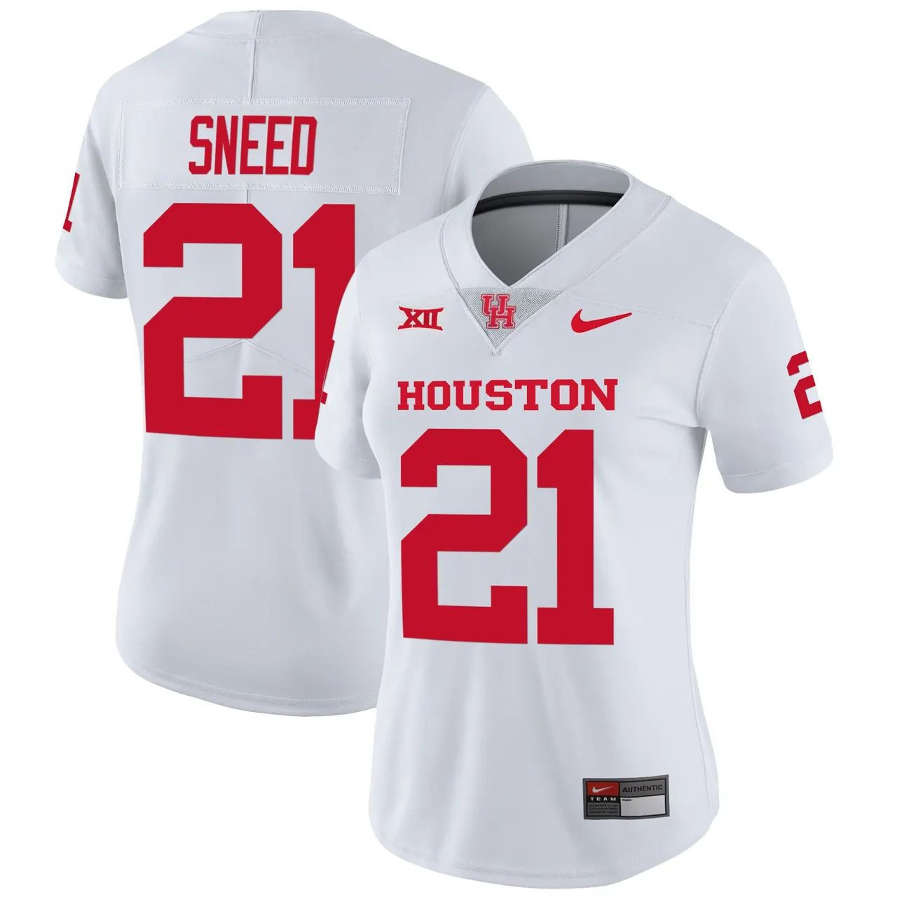 Stacy Sneed Houston Cougars Women's Oilers Inspired Vapor Limited Jersey - White