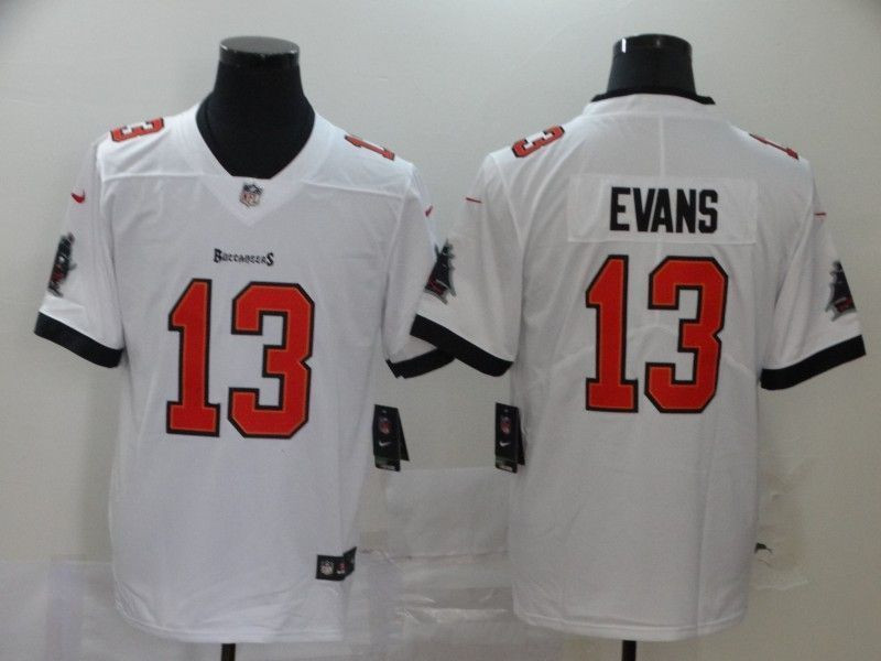 Tampa Bay Buccaneers Mike Evans #13 2020 White Limited Football Jersey