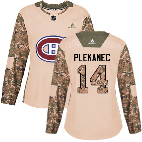 Tomas Plekanec #14 Montreal Canadiens 2017 Veterans Day Jersey - Camo