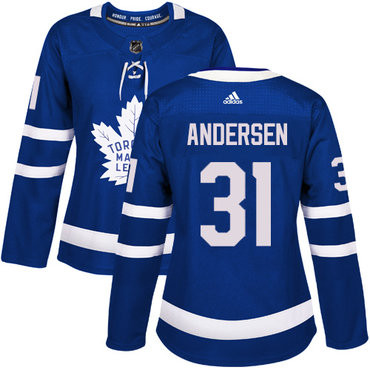Toronto Maple Leafs #31 Frederik Andersen Home Jersey - Blue