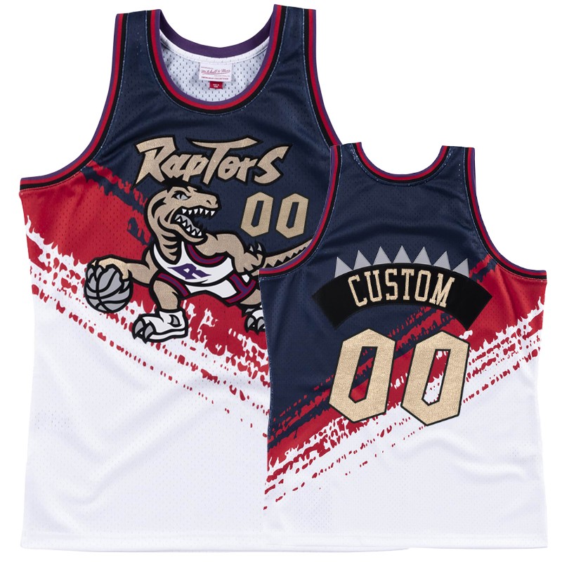Toronto Raptors Custom Independence Men's #00 Throwback Jersey
