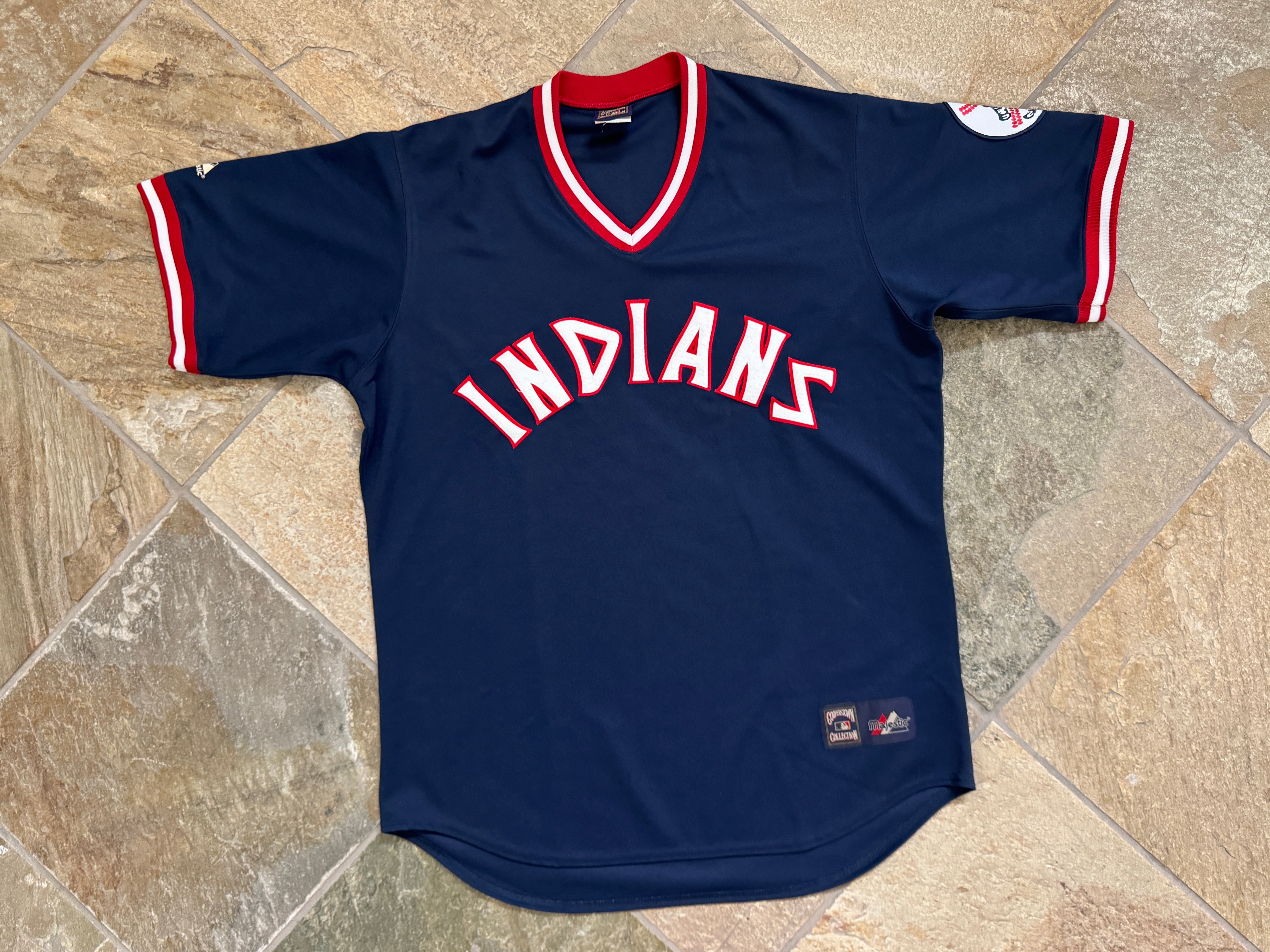 Vintage Cleveland Indians Guardians Retro Baseball Jersey