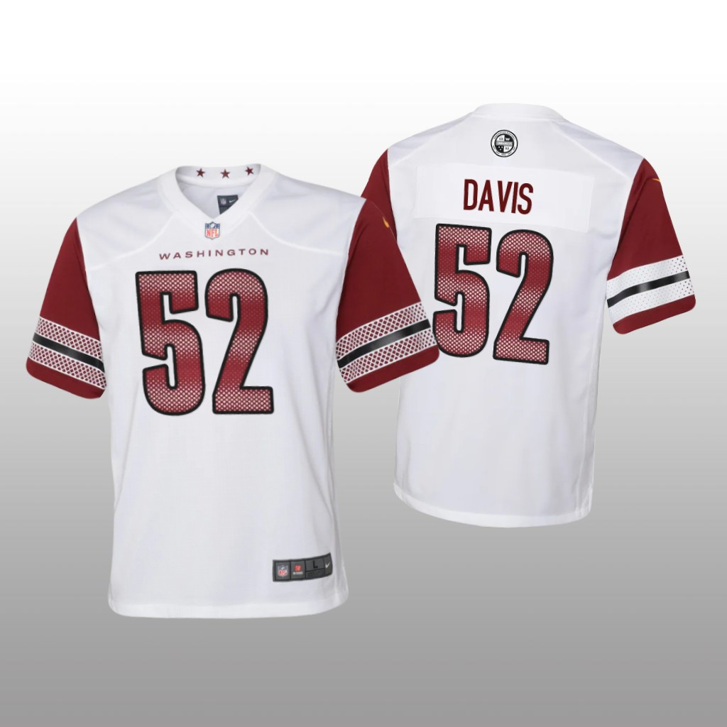 Washington Commanders Jamin Davis White Limited Football Jersey