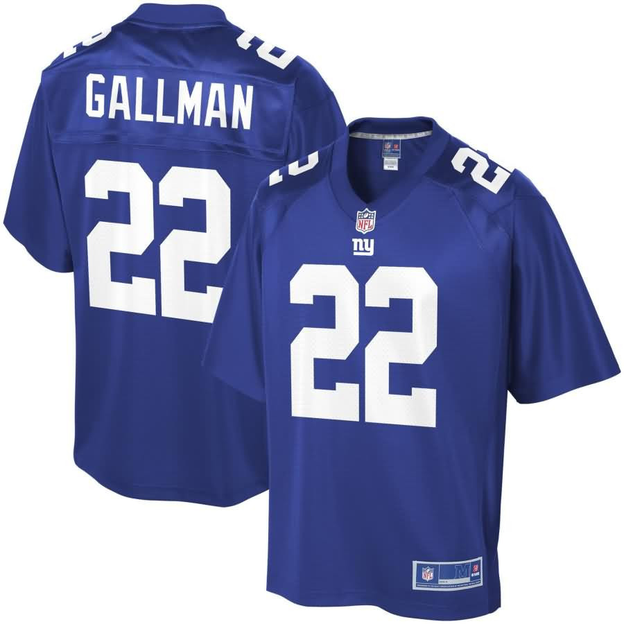 Wayne Gallman New York Giants Royal Limited Football Jersey