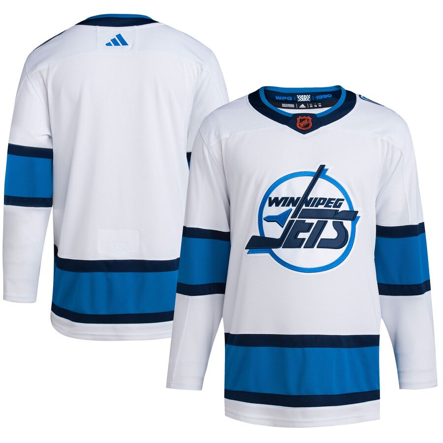 Winnipeg Jets #20 Reverse Retro Premier Breakaway Blank Jersey - White